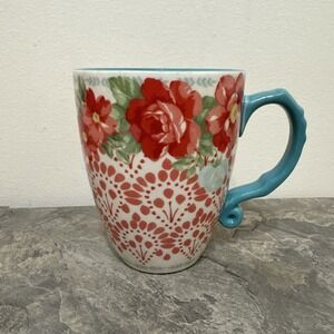 Pioneer Woman Vintage Floral Jumbo Coffee Latte Mug Cup 28 oz Stoneware EUC